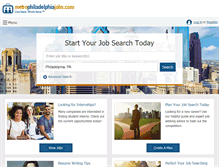 Tablet Screenshot of metrophiladelphiajobs.com